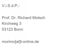 Prof. Dr. Richard Motsch, Kirchweg 3, 53123 Bonn